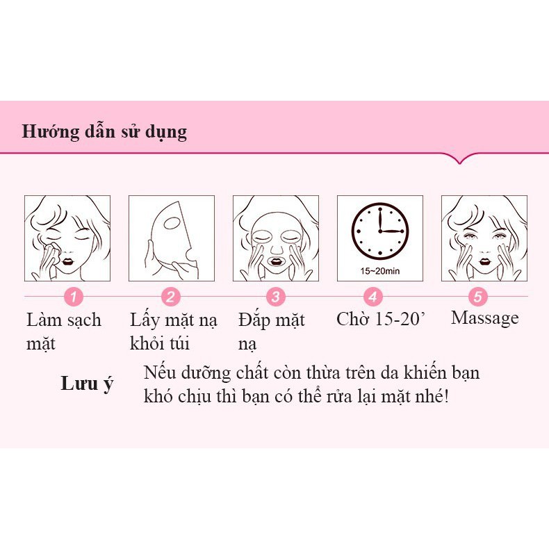 Mặt nạ giấy dưỡng trắng da mụn cấp ẩm thải độc HA Images moccomestic SAKOVI 25ml | Thế Giới Skin Care