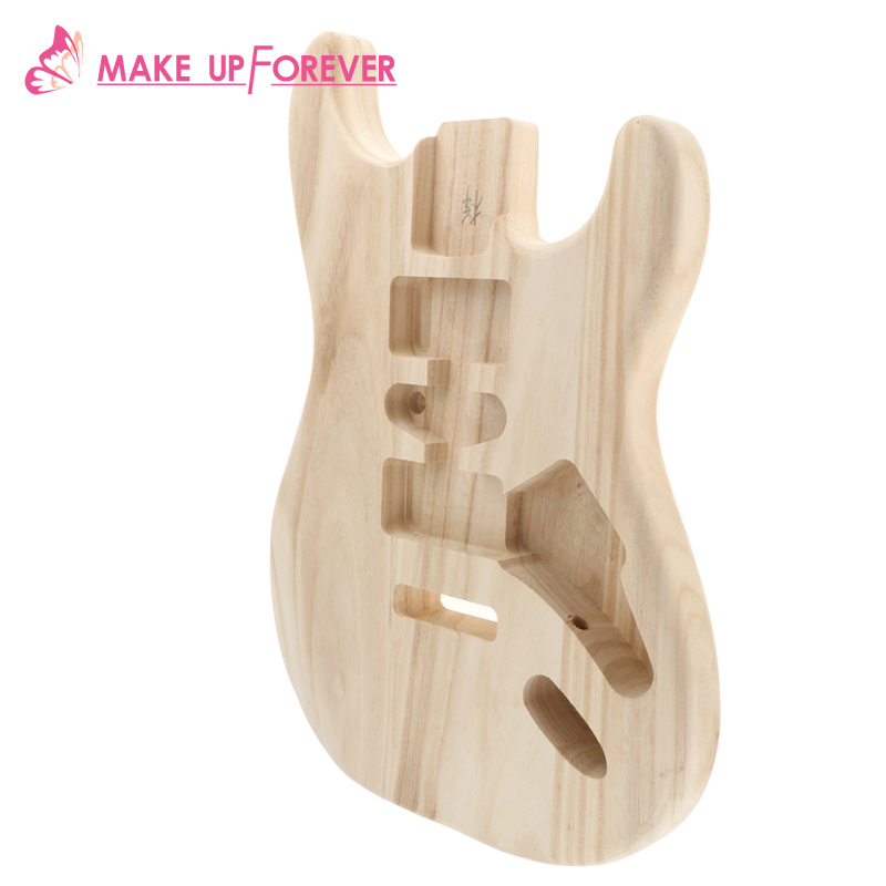 [Make_up Forever]Sycamore Electric Guitar Replacement Unfinished Body Barrel for ST Guitar