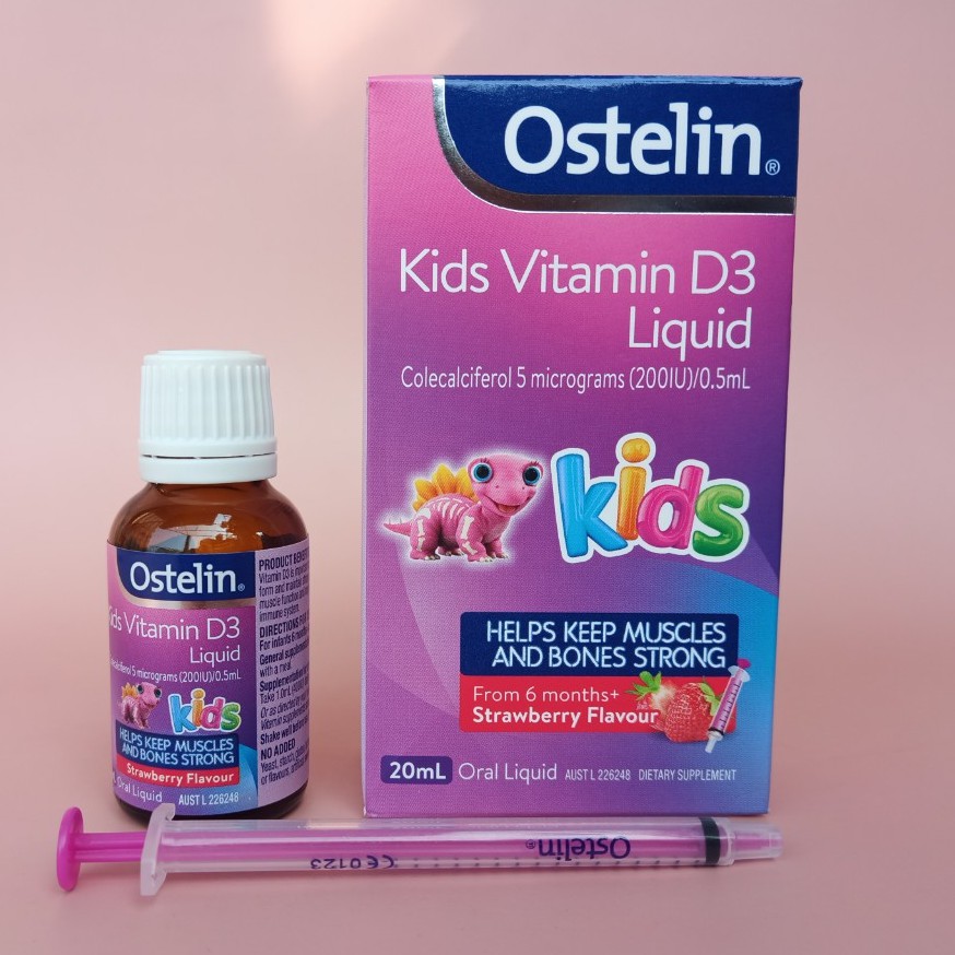 Vitamin D3 Ostelin Kids Vitamin D3 Liquid Úc 20ml