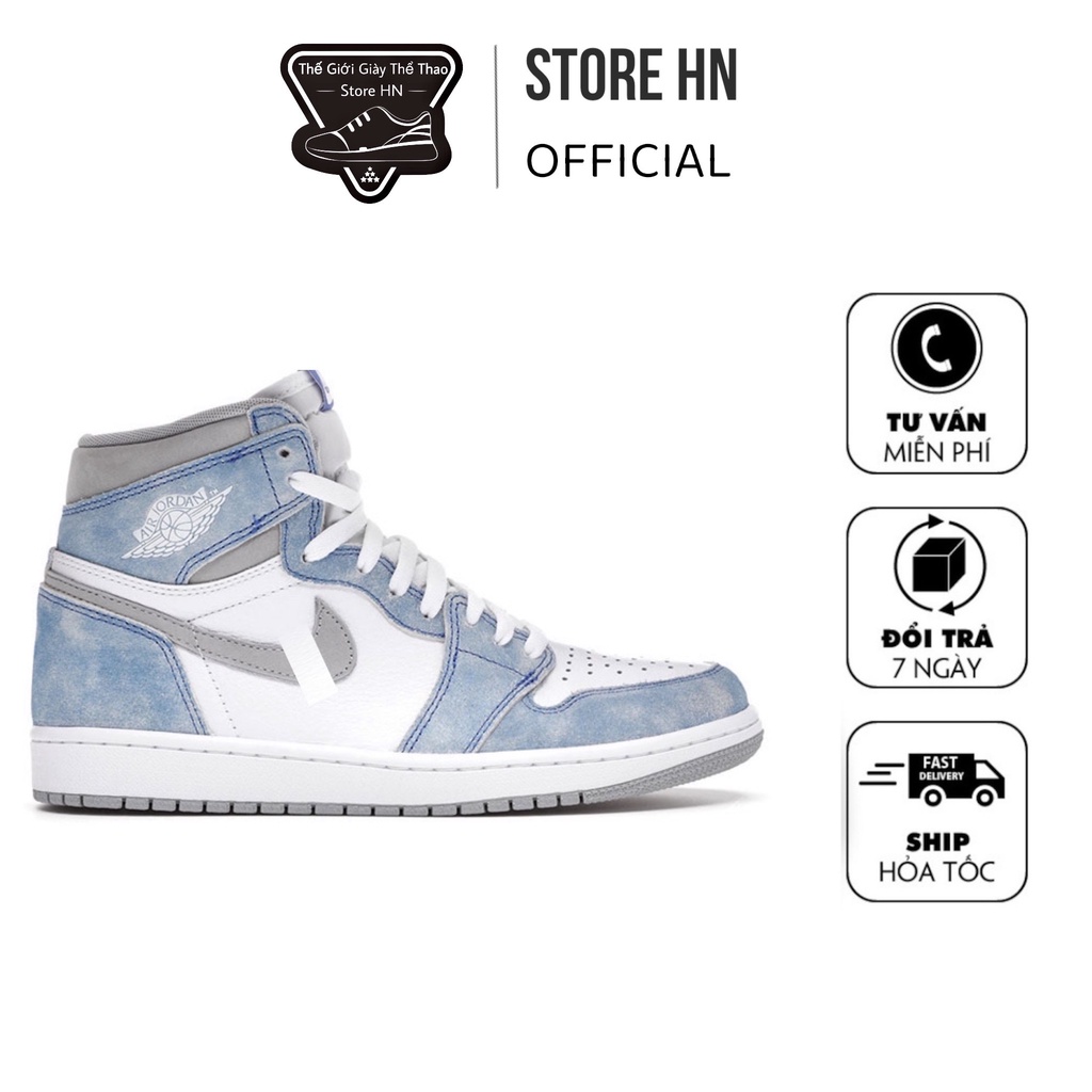 Giày Jordan Cổ Cao, Giày JD1 Hyper High Hàng Cao Cấp Full Box Bill