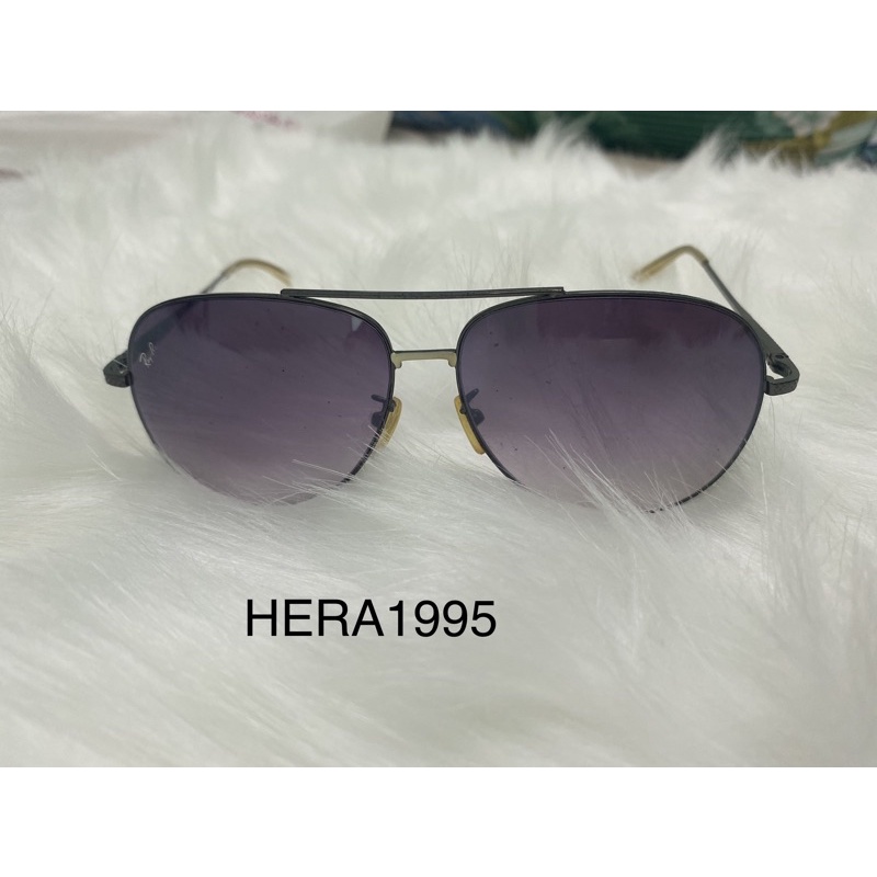 ĐỒ SI/2HAND Kính mát thời trang nam nữ màu tím loang LIKE NEW 99%