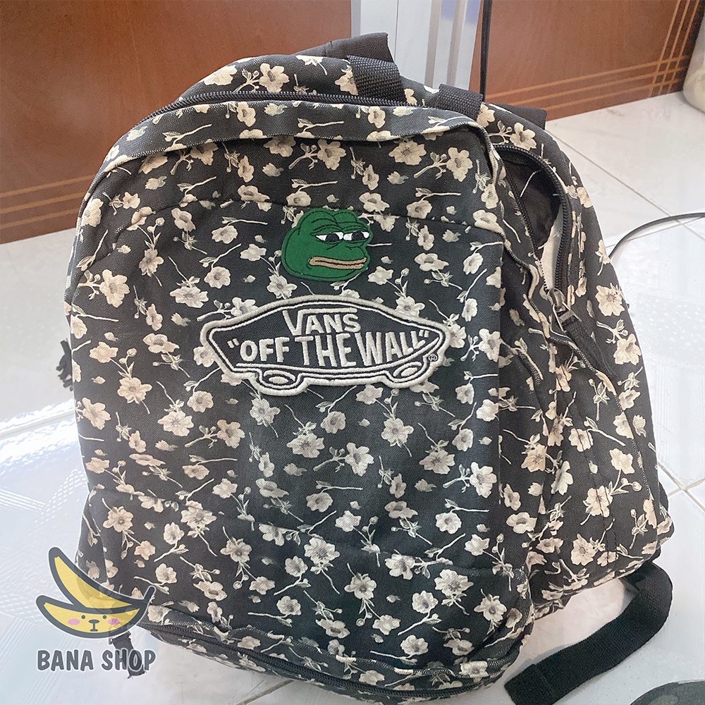 Sticker patch vải ủi thêu ếch xanh Pepe sad frog siêu bựa dành cho vozer