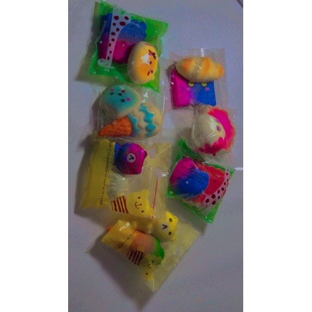 combo squishy lỗi nhẹ(có kèm bb kính)