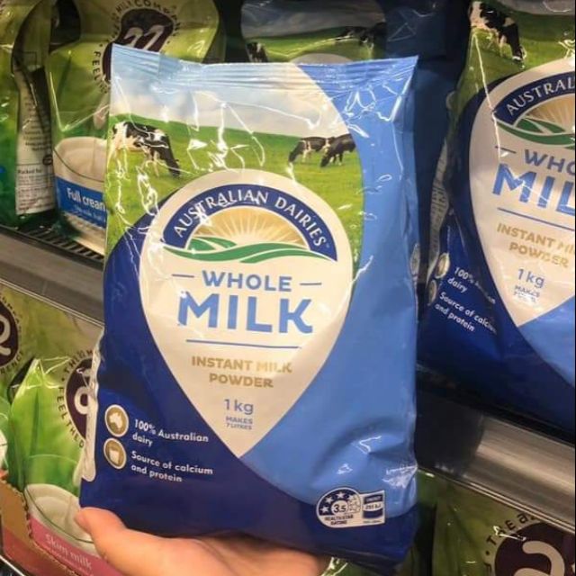 🥛🥛 Sữa Whole Milk Nguyên kem Úc 1kg 🥛🥛