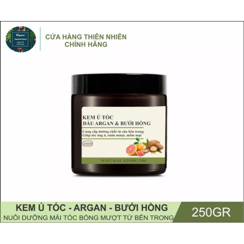 Kem ủ tóc chiết xuất Argan Bưởi Hồng thiên nhiên