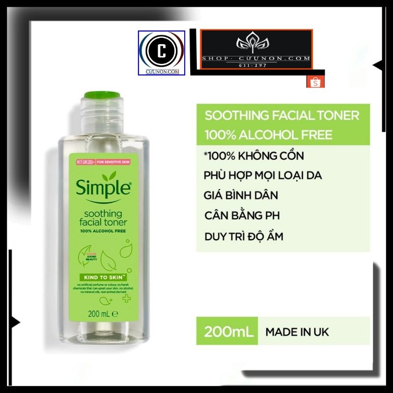 toner simple_ toner simple Simple, Toner Simple Kind To Skin Soothing Facial | BigBuy360 - bigbuy360.vn
