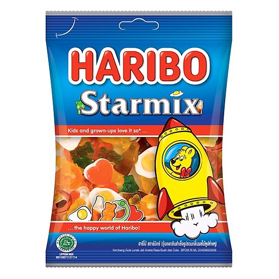 [Mã 157FMCGSALE giảm 8% đơn 500K] (6 loại) Kẹo dẻo Haribo gói 80gr