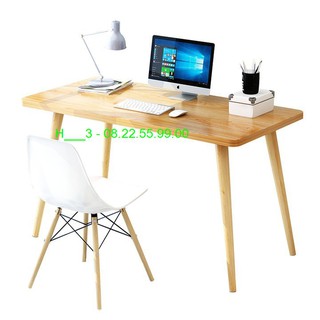 Bàn làm việc - bàn ăn - chân tần bì - kt: 60*120