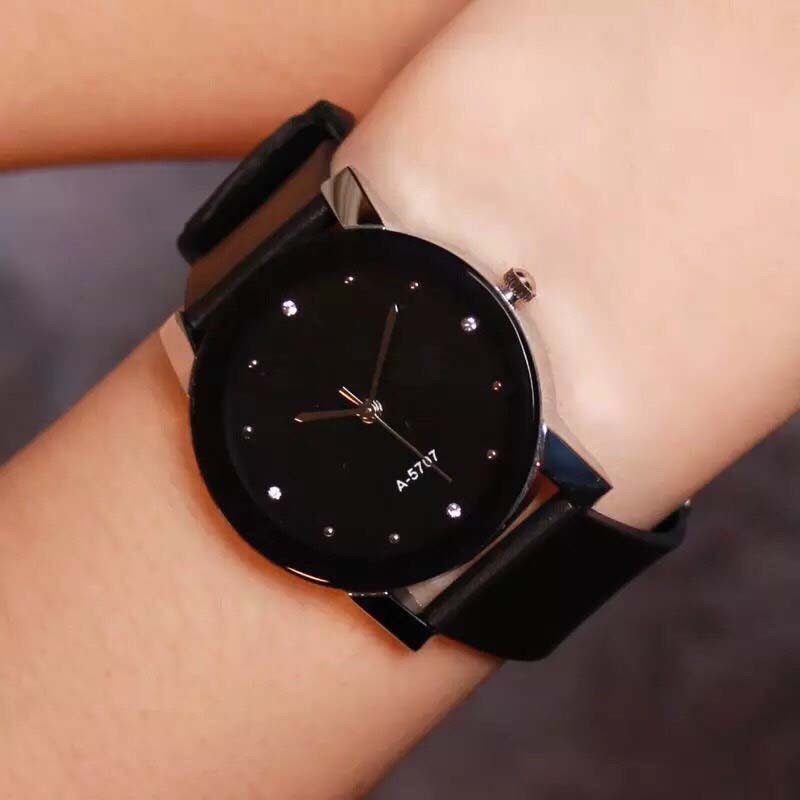 Đồng hồ thời trang nữ JH033 dây cao su cực bền, êm tay mặt chấm tuyệt đẹp | BigBuy360 - bigbuy360.vn