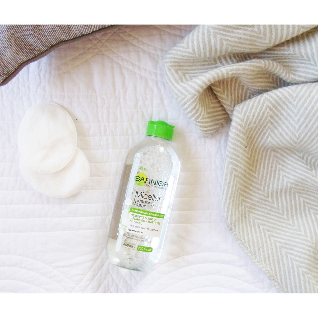 Nước tẩy trang garnier pháp 400ml, 125ml Garnier xanh lá | BigBuy360 - bigbuy360.vn