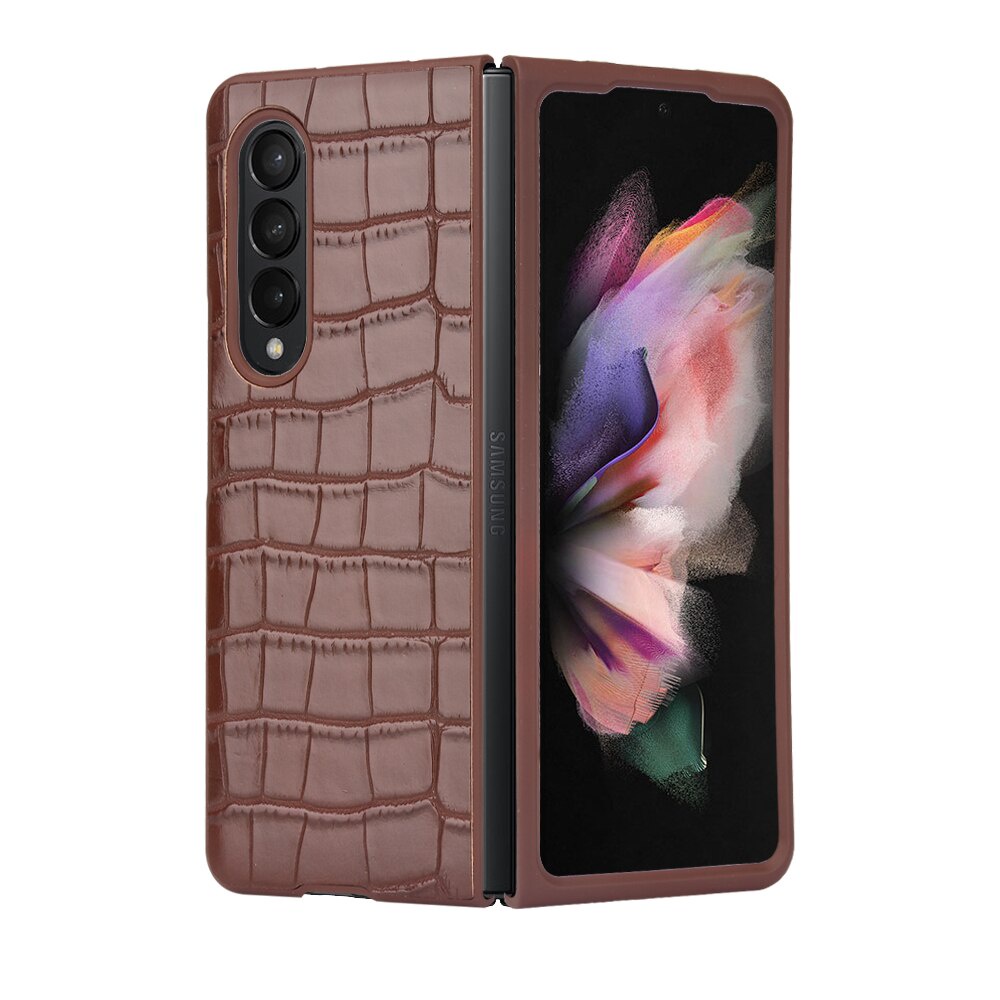 Bao da điện thoại phong cách sang trọng cho Samsung Galaxy Z Fold 3 5G Fold3