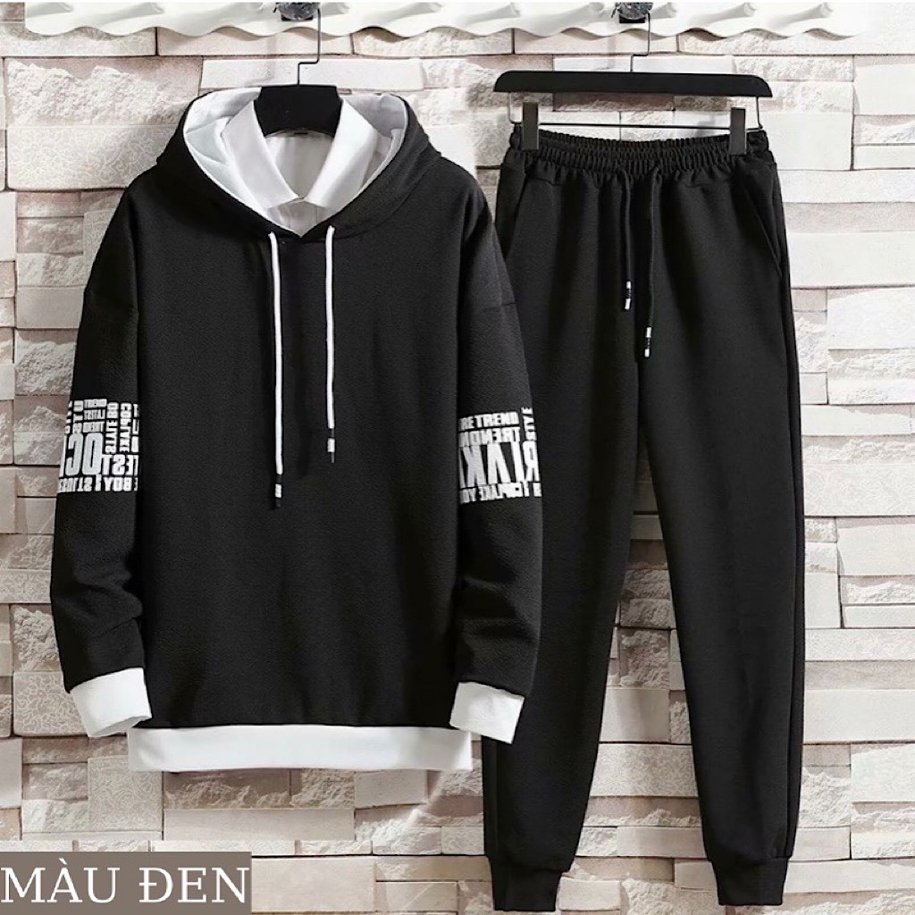Bộ Quần Áo Nỉ Hoodie Nam Dài Tay HotTrend  Phong Cách Set Đồ Bộ Hoodie Hàn Quốc Trẻ Trung Năng Động | BigBuy360 - bigbuy360.vn