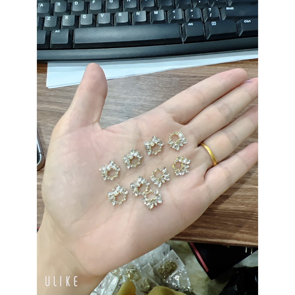 Charm tròn trang trí nail