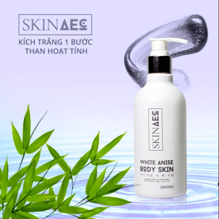 Sữa tắm kích trắng than hoạt tính Skin ACE Hàn Quốc