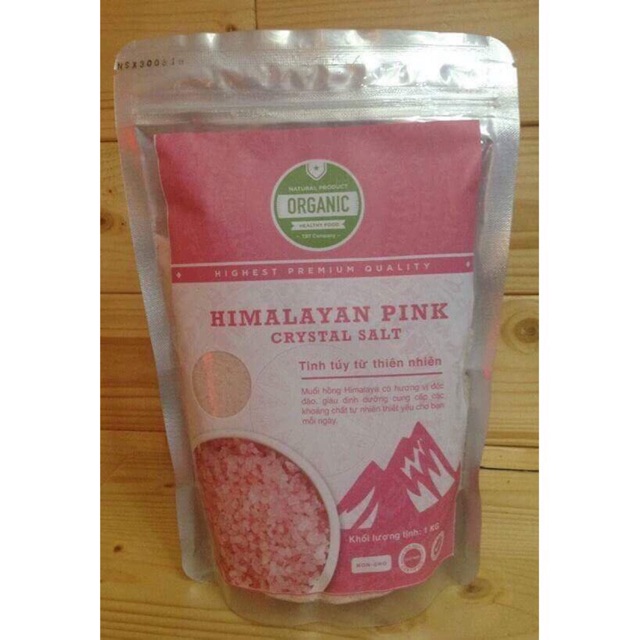 Muối hồng hạt mịn Himalaya chia nhỏ 500gr date 2020