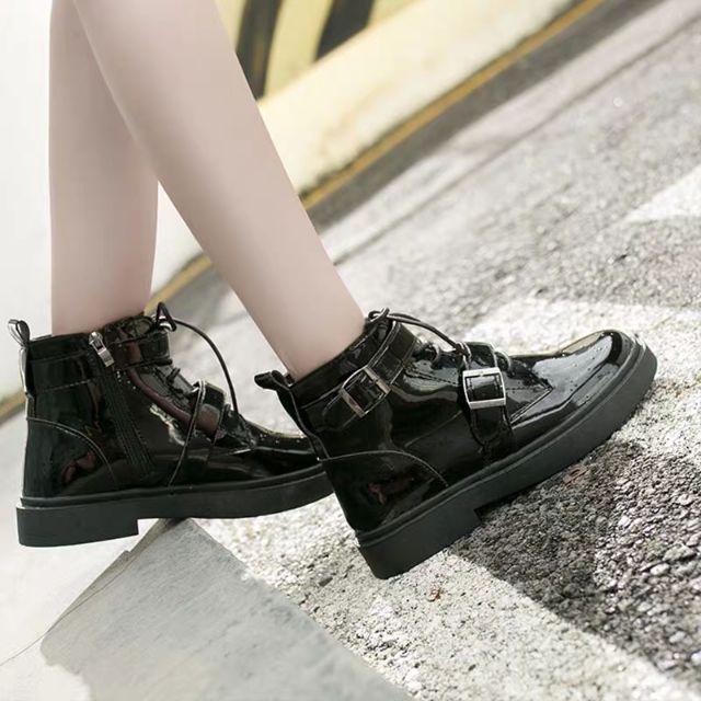 Order boots cao cổ 2 khuy cài cho mùa thu đông 2020, hàng quảng châu loại đẹp | BigBuy360 - bigbuy360.vn