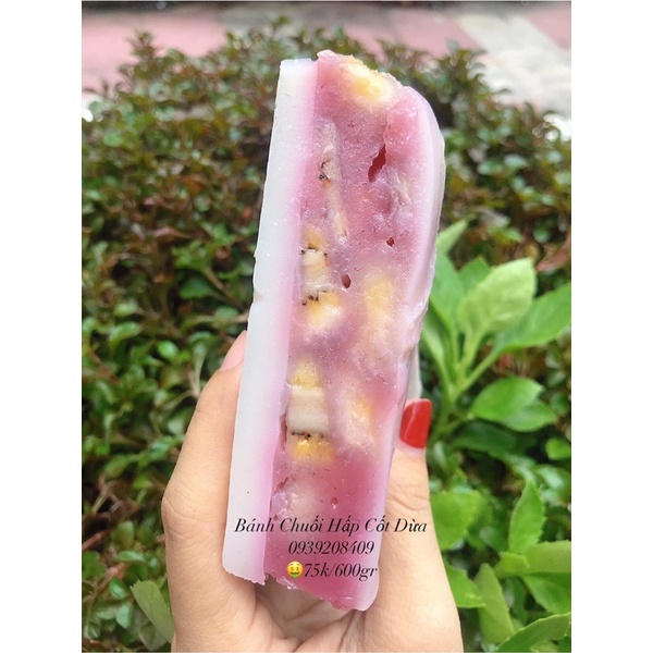 Bánh Chuối Đỏ Hấp Nước Cốt Dừa/600gr