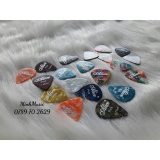 Combo 5 phím đàn guitar Alice hình thật