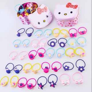 Hộp 40 dây buộc tóc cho mẹ và bé