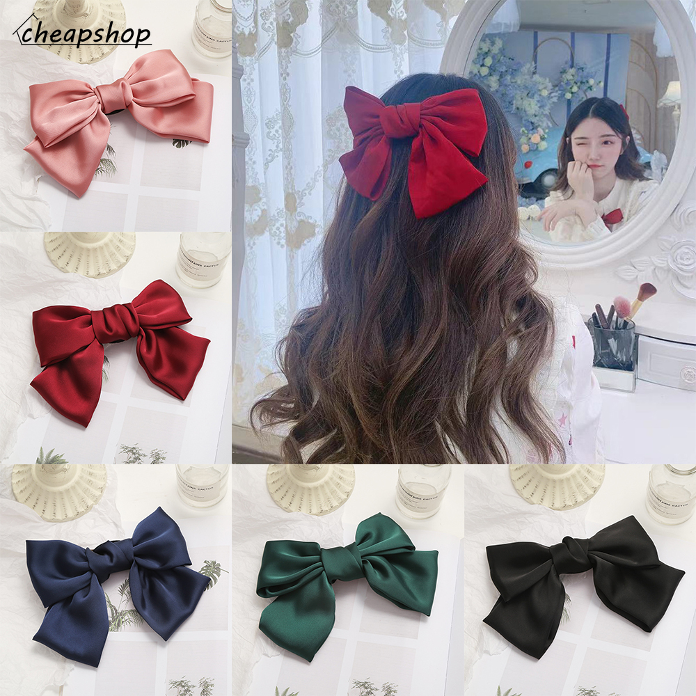 iF YOU Kẹp tóc/ thun cột tóc nơ co giãn thời trang ngọt ngào phong cách hàn quốc dành cho nữ