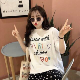 Áo thun form rộng tay lỡ unisex