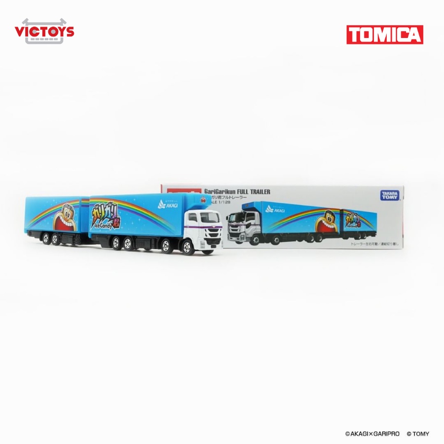 Xe mô hình Long Tomica No.123 Garigari Boy's Ice Bar Full Trailer 160960 Fullbox Chính Hãng Takara Tomy - Victoys