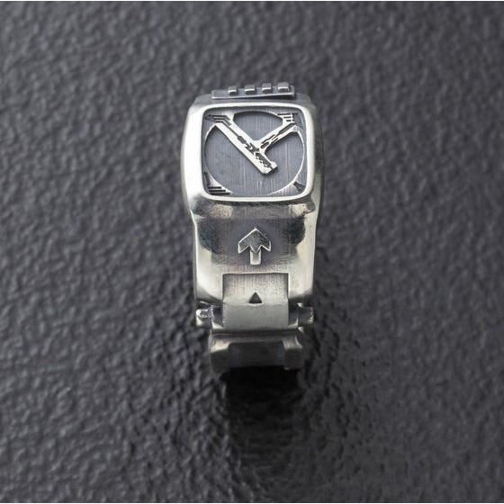 Nhẫn Bạc s925 Họa Tiết Kamen Rider King Cá Tính Dành Cho Học Sinh