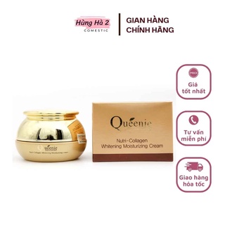 Kem dưỡng trắng da, bổ sung collagen queenie - queenie nutri collagen whitening moisturizing 50ml