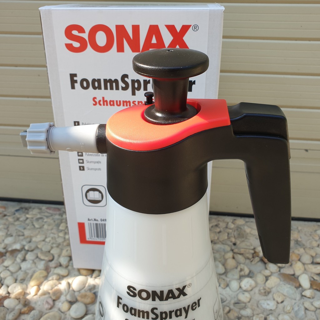 Bình xịt bọt tuyết rửa xe cầm tay 1lit - Sonax Foam Sprayer