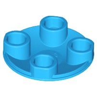 Gạch Lego tấm tròn cong 2 x 2 / Lego Part 2654: Plate, Round 2 x 2 with Rounded Bottom (Boat Stud)