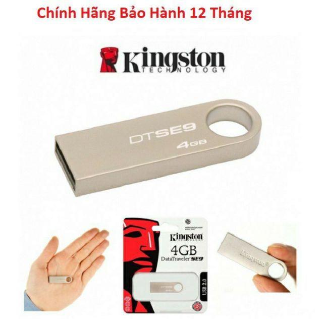 [HÀNG CHÍNH H ÃNG] USB Kingston DTSE9 32G chống nước, chất liệu kim loại