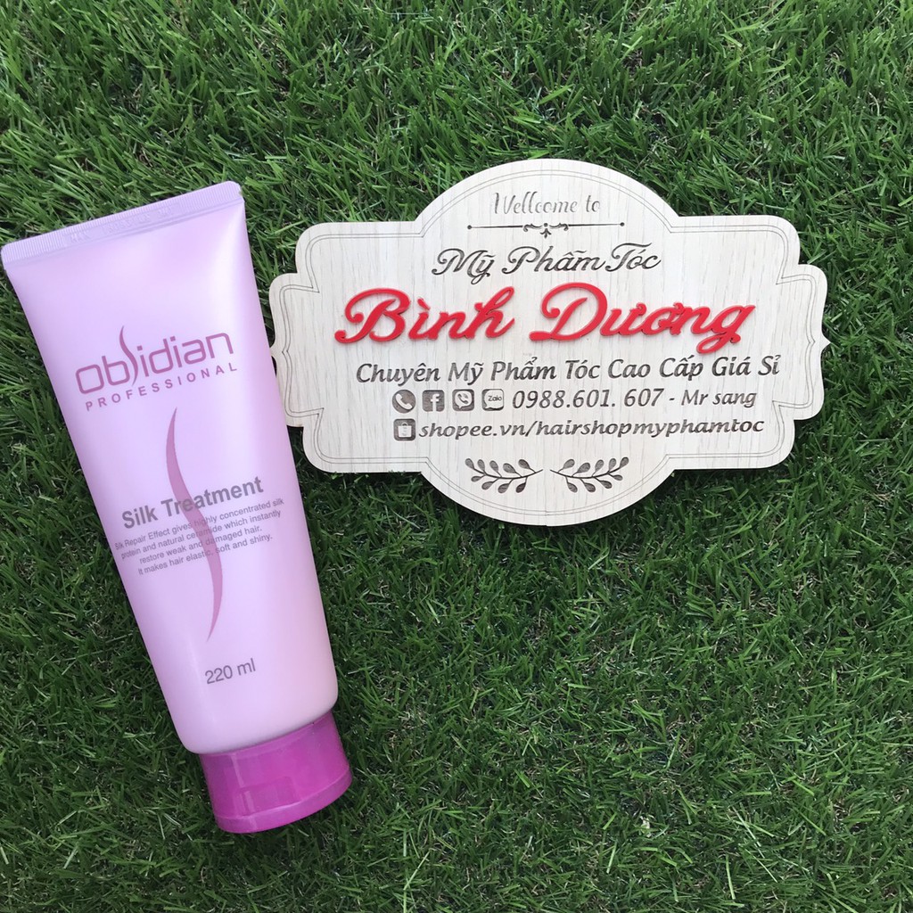Hấp lạnh siêu mượt Obsidian Silk Treatment 220ml | BigBuy360 - bigbuy360.vn