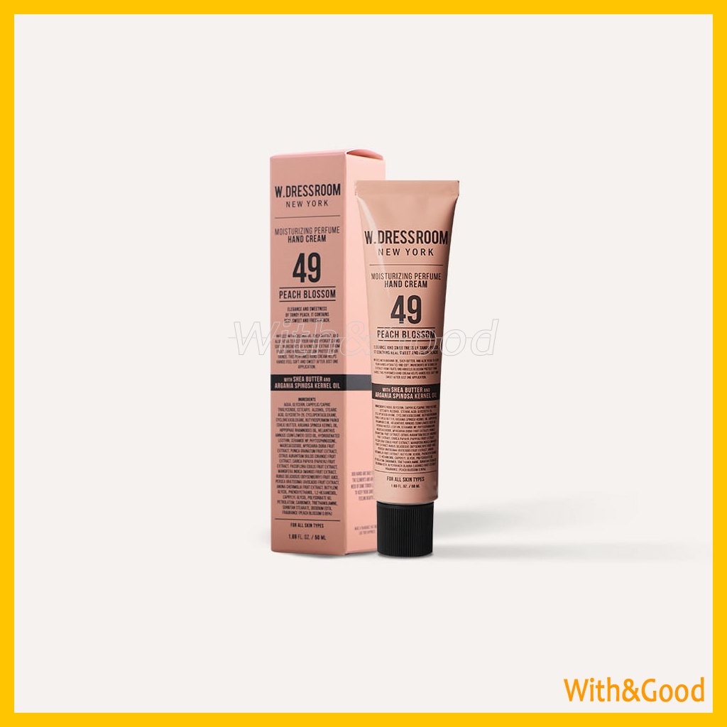 W.DRESSROOM Kem Dưỡng Ẩm Da Tay Chiết Xuất Hoa Đào NO.49 50ml