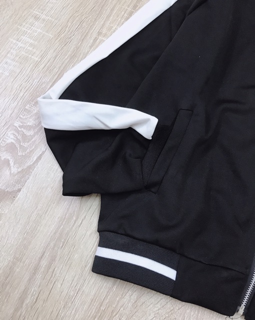 [YY] BÁN SỈ ÁO BOMBER KHOÁ PHỐI VIỀN TRẮNG | BigBuy360 - bigbuy360.vn