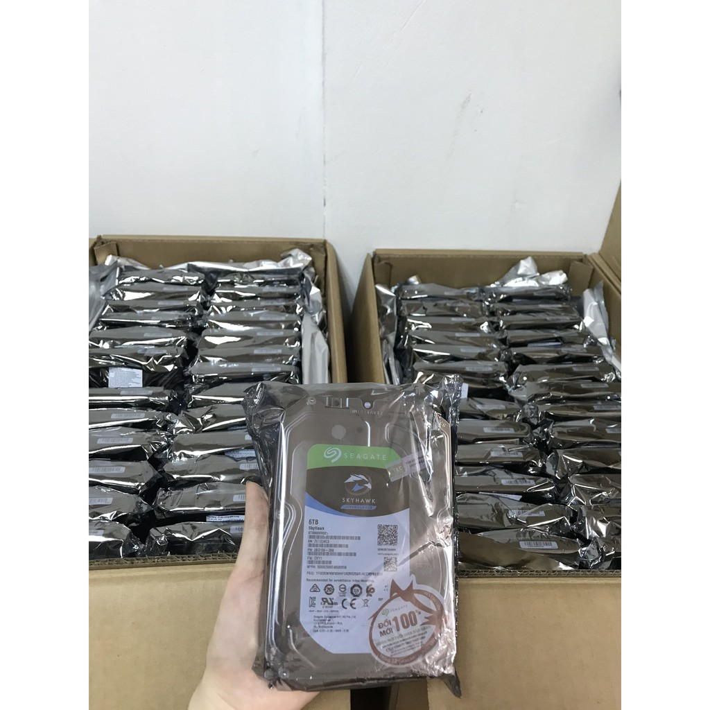Ổ cứng HDD SEAGATE SKYHAWK™ ST6000VX... Chính Hãng Bảo hành 36 tháng