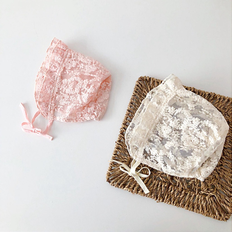 Mũ Ren Hoa Chụp Ảnh Công Chúa Cho Bé Gái