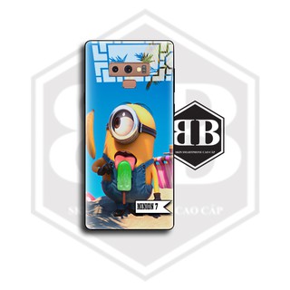 Ốp lưng kính cường lực samsung note 8 / note 9 / note 10 / note 10 plus / note 10 pro minion cực xinh