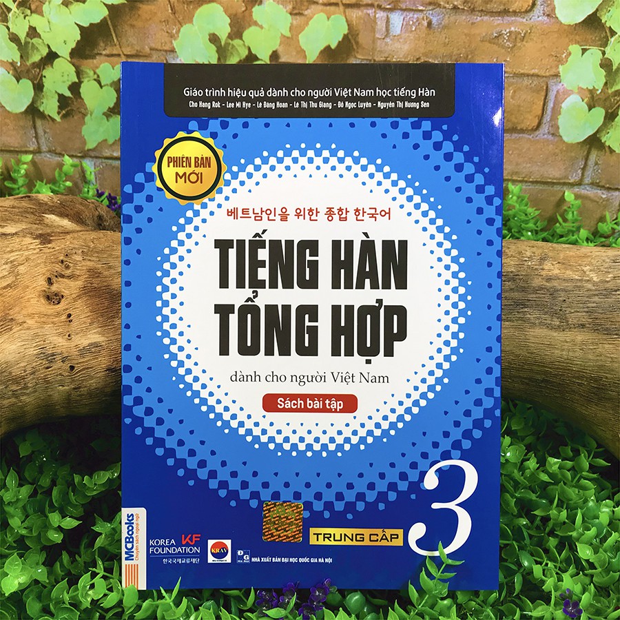 Sách - Tiếng Hàn Tổng Hợp Dành Cho Người Việt Nam - Trung Cấp 3 Phiên Bản Mới (Sách Bài Tập)