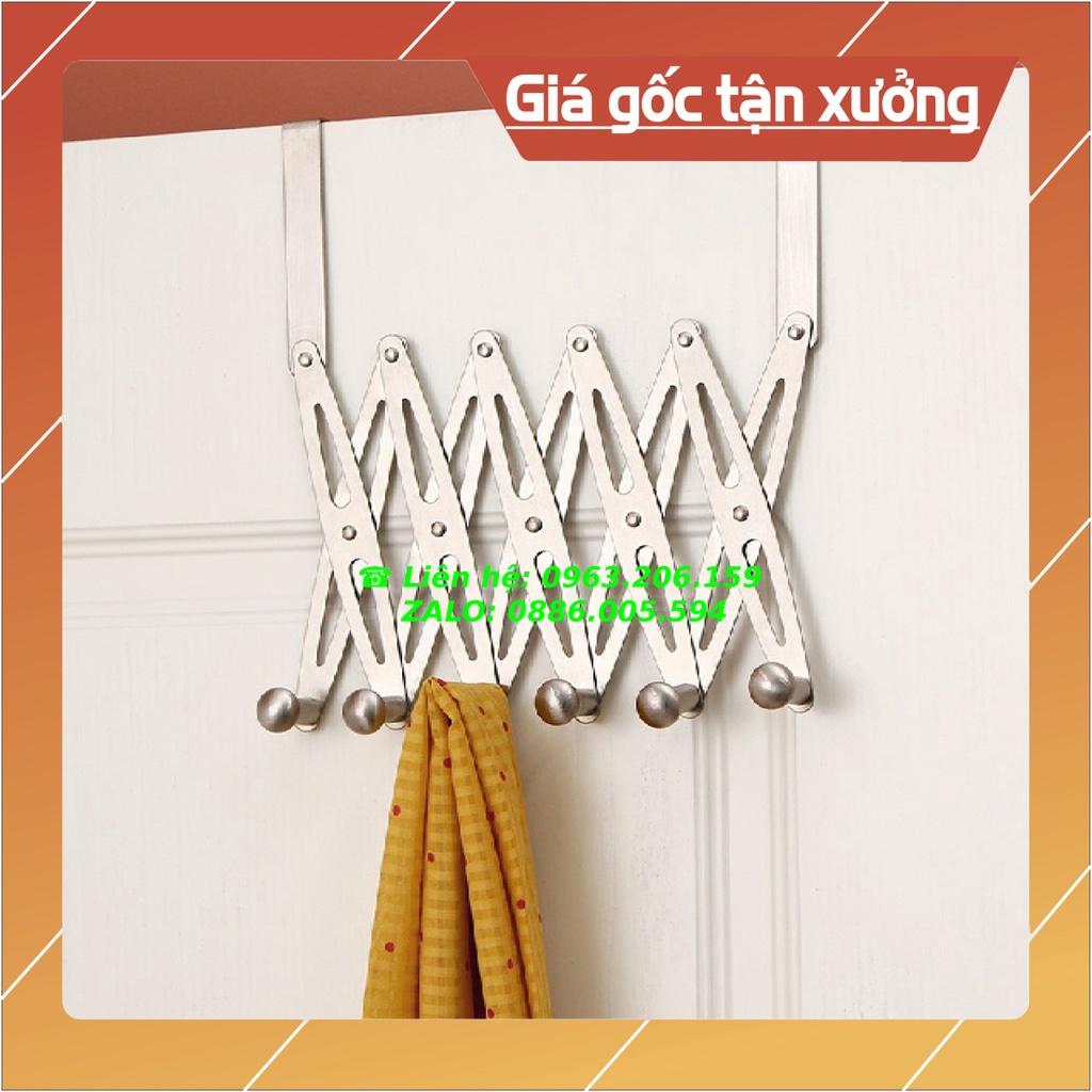[HOT] Móc Treo Đồ ZICZAC Gắn Sau Cửa Bằng Inox
