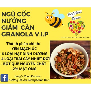 GRANOLA MỸ V.I.P ( 5 TRÁI CÂY ) - bịch siêu to!