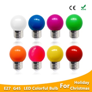 Bóng đèn LED trang trí Giáng Sinh 9 màu 3W E27 220V G45
