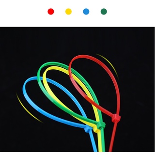 100pcs 3*100mm self-locking nylon cable tie fastening ring plastic network wire tie 3x100mm zip wraps strap nylon cable tie set dây rút tự khóa 3x100mm đa dụng chất lượng cao