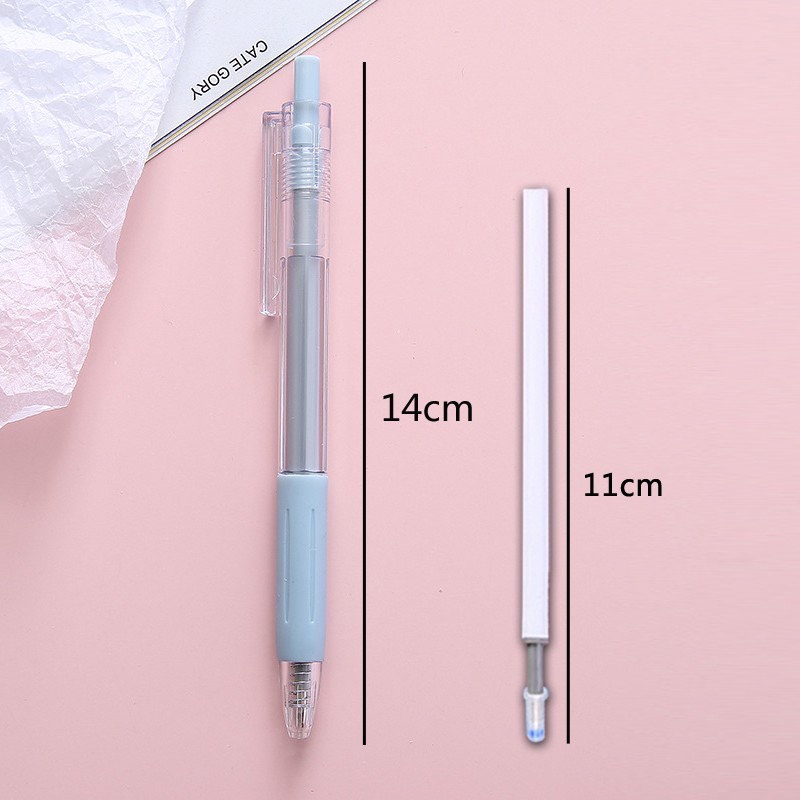 Bút Mực Gel Ngòi 0.5mm Dạng Bấm Tiện Dụng Cho Học Sinh / Nhân Viên Văn Phòng