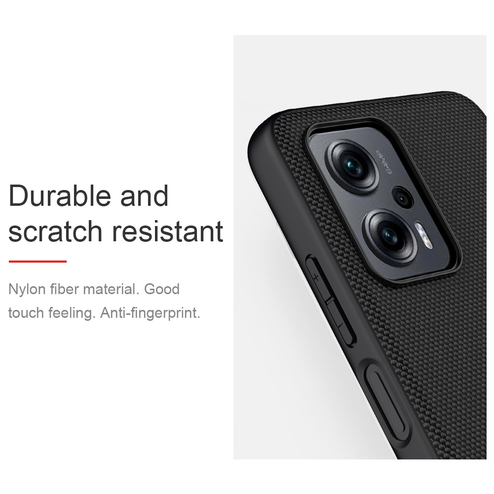 Ốp Điện Thoại Nillkin Sợi Nylon Nhẹ Chống Trượt Chống Sốc Cho Xiaomi Redmi Note 12T Pro / 11T Pro / 11T Pro + 5G