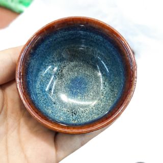 Bộ ấm chén men hỏa biến