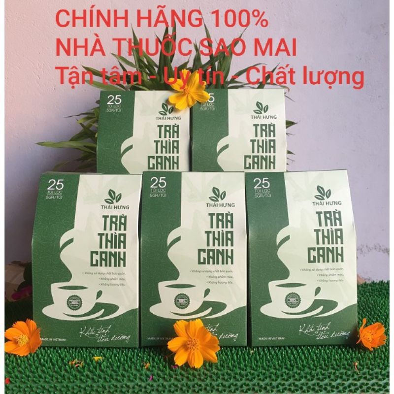 [Chính Hãng] 10 hộp trà dây thìa canh Thái Hưng 100% tự nhiên