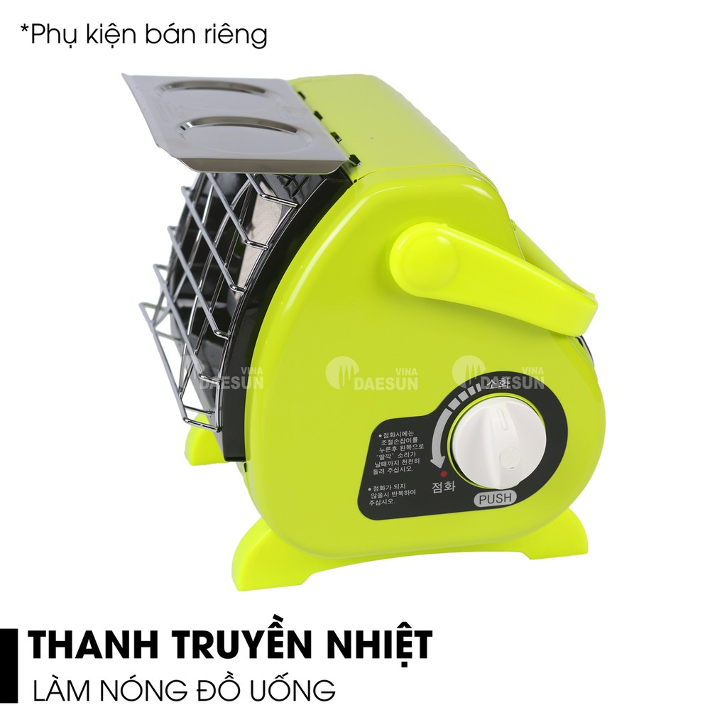 Máy Sưởi Gas Du Lịch Hàn Quốc SGH - 100 | Sưởi Ấm Suốt 12H | Đầu Đốt Sứ Hồng Ngoại | Bảo Hành Chính Hãng 1 Năm