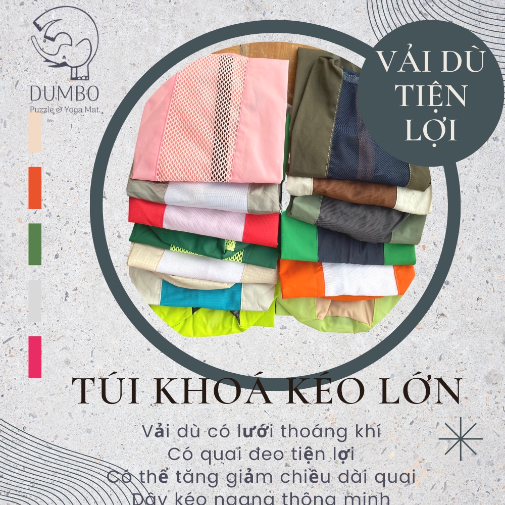 Túi Đựng Thảm Tập Yoga DUMBO MAT Phù Hợp Với Nhiều Loại Thảm Tập Có Quai Đeo TIện Dụng