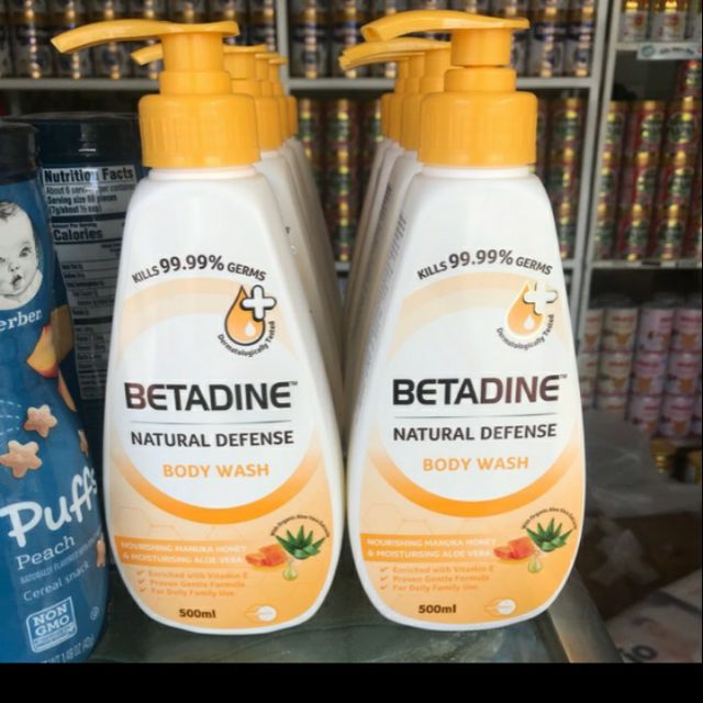 Sữa tắm gội cho bé Betadine 500ml