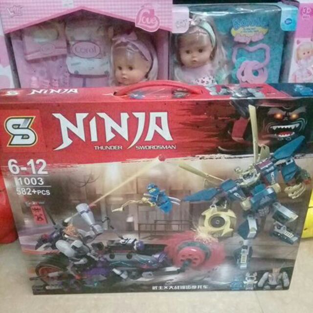 Lego 1003 Cuộc chiến của Ninja Đất và Ninja Sấm Sét chống lại kẻ thù